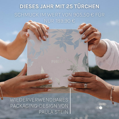 Purelei® Schmuck Adventskalender Frauen – Silber Edition