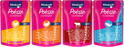 Vitakraft Poésie Classique Katzennassfutter in Sauce, 96 x 85 g