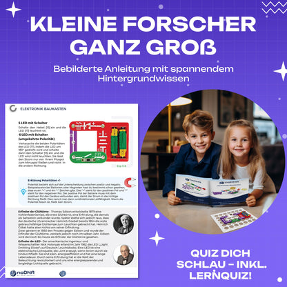 noDNA Elektronik Experimentierkasten – 300 Experimente ab 8 Jahren