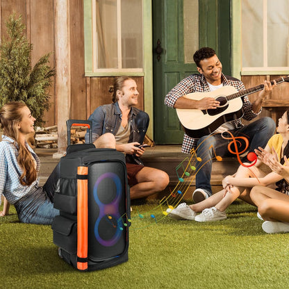 LEFOR·Z Tragetasche für JBL PartyBox Stage 320 / 310, Schwarz-Orange