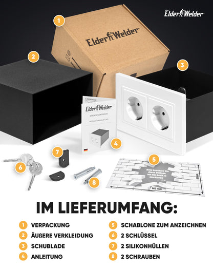 Elder Welder Steckdosen Safe Tresor - Mit Fake-Stecker Funktion