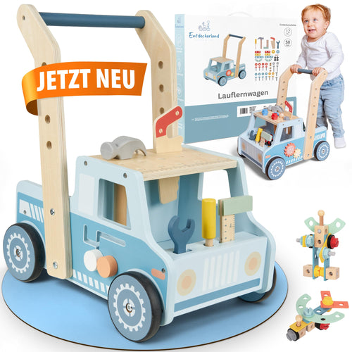 Entdeckerland Lauflernwagen 3-in-1 Motorikspielzeug Holz