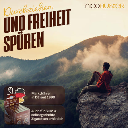 Nicobuster Zigarettenfilter Aufsteckfilter, 720 Stück, 8 mm