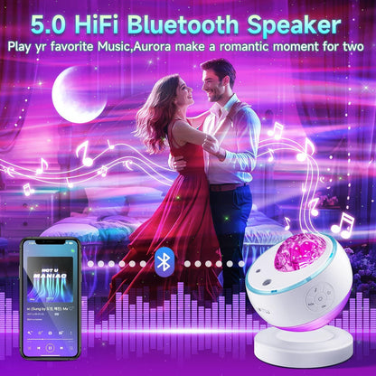 One Fire Sternenhimmel Projektor WH-E24 – Nachtlicht mit Bluetooth