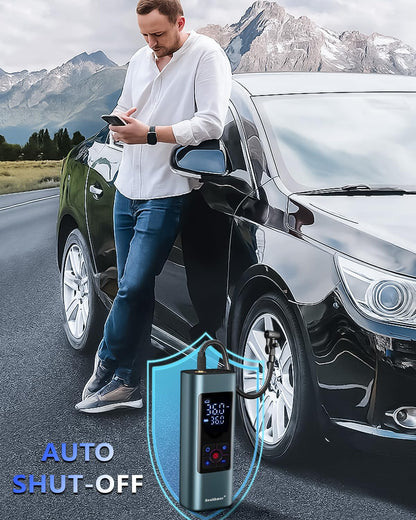 Neakhmer Mini Kompressor Akku Luftpumpe N21 150 PSI für Auto und Velo
