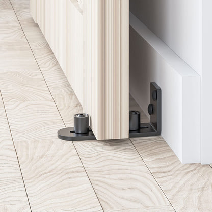 Signstek Schiebetürbeschlag Set 200 cm für Holzschiebetür I-Form