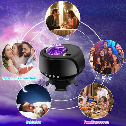 FLITI GalaxyStar-1 LED Sternenhimmelprojektor mit Bluetooth