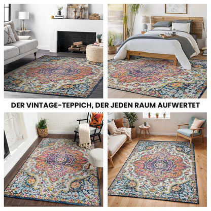 Surya Rabat Vintage Teppich 200x274 cm - Bunt Boho Stil