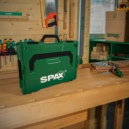 SPAX Montagekoffer L-BOXX gross – WIROX T-STAR plus Senkkopf-Set
