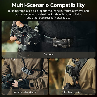 SMALLRIG Kameraclip Rucksackgurt Schnellwechsel Arca-Swiss 5053