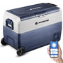 AAOBOSI Kompressor-Kühlbox 50 L Dual Zone mit App-Steuerung 12/24 V, Rollen und Teleskopgriff