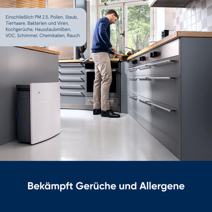 BLUEAIR Classic 205 Luftreiniger 52m² HEPA-Silent - Weiss