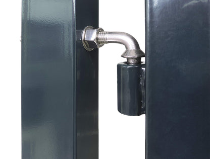 Koll Living Gartentor Stabmattenzaun Anthrazit 180x100 inkl. Pfosten