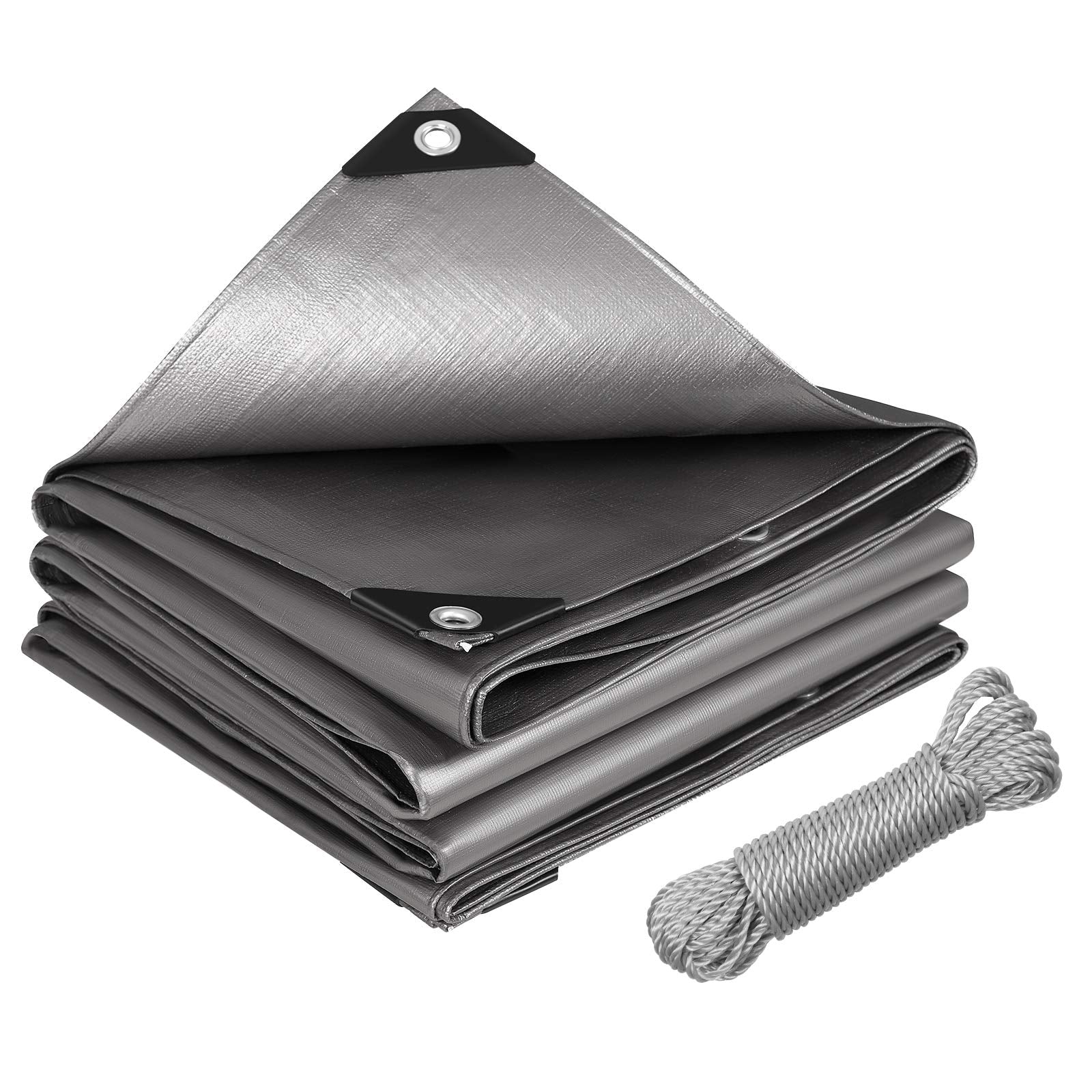 Laneetal 280g/m² PE Abdeckplane Verstärkt – 6x8m. Robuste, rechteckige PE-Schutzplane. Schützt Objekte vor Witterung und Schmutz.