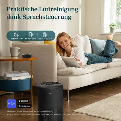 LEVOIT Luftreiniger HEPA – 258m³/h CADR, 54m² Raumgrosse