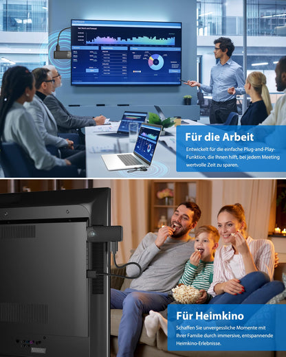 AIMIBO Kabelloser HDMI Sender Empfänger 1080P - 4K Dekodierung