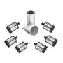 Kitchenaid KSMVSA+KSMEMVSC Gemüseschneider Set - Edelstahl 7-teilig