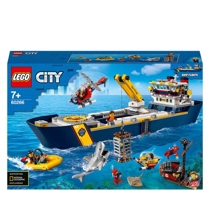 LEGO City Meeresforschungsschiff - Tauchboot Spielzeug
