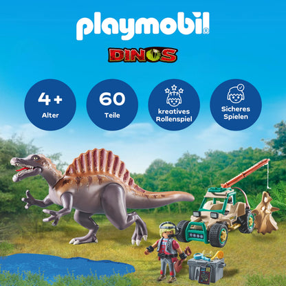 PLAYMOBIL Dinos Spinosaurus-Angriff auf Dino-Ausgrabung 71820