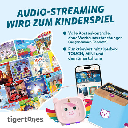 tigermedia tigertones Duo Prepaid 6 Monate Audio-Streaming für Kinder
