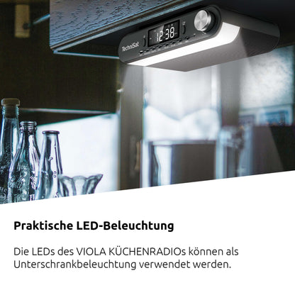 TechniSat Viola Unterbauradio mit Bluetooth und LED-Display