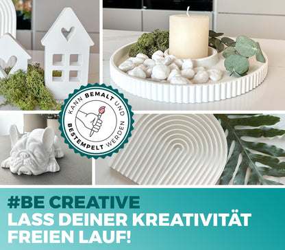 Keracraft Relief-Giesspulver weiss - 4x4,5 kg Packung