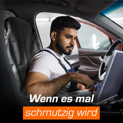Upgrade4cars Autositzschoner Vordersitze aus Kunstleder, 2er-Set