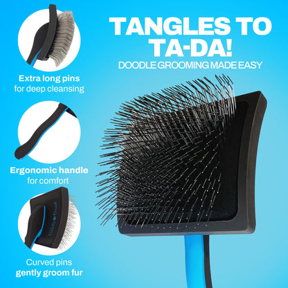 The Doodle Brush Slicker-Hundebürste für Doodle und Langhaar-Hunde