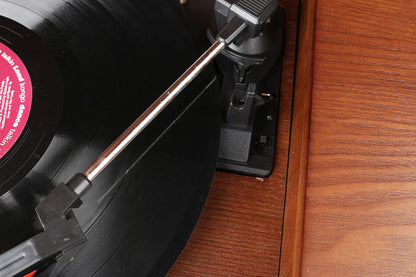 Nostalgie Holz Musikanlage - Plattenspieler, CD, Kassette, BT, Radio