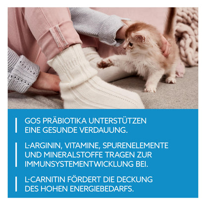 GimCat Kitten Milk Muttermilchersatz mit Taurin, 2 kg Eimer