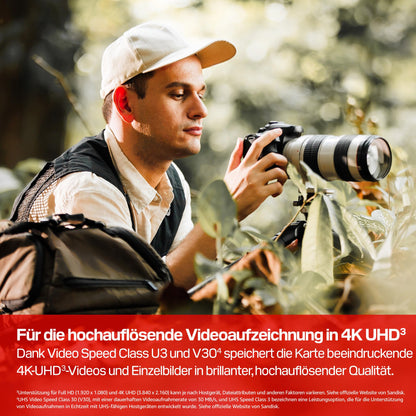 SanDisk Extreme PRO SD UHS-I Speicherkarte 64 GB, 200 MB/s