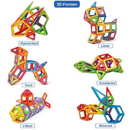 CONDIS Magnetische Bausteine STEM Spielzeug – 160 Teile