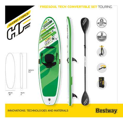 Hydro-Force Freesoul Tech SUP Touring Board Set 340x89x15cm