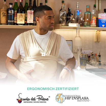 Koala Babycare elastisches Babytragetuch - einfach anzuziehen