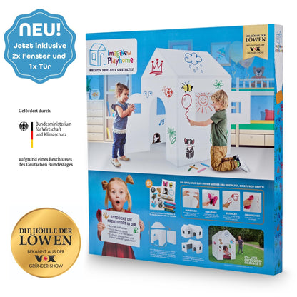 Imagine Playhouse Mal-Spielhaus – Abwischbar Indoor & Outdoor