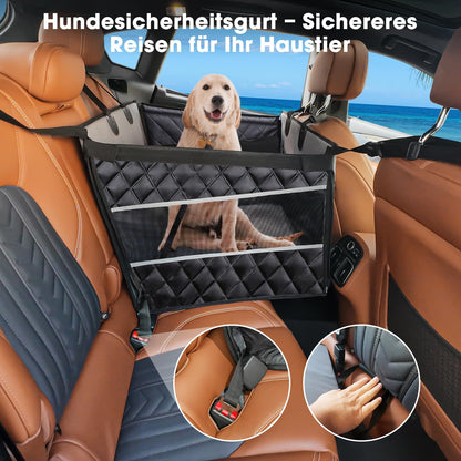 MIXJOY Hunde Autositz Extra Stabil – Wasserdicht & Rutschfest