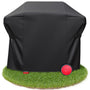 AMZBBQ Grillabdeckung wetterfest 135 x 115 x 65 cm, wasserdicht aus reissfestem Polyester mit Steckschnallen