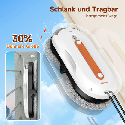 AlfaBot X7 Pro Fensterputzroboter mit beidseitiger Sprühfunktion
