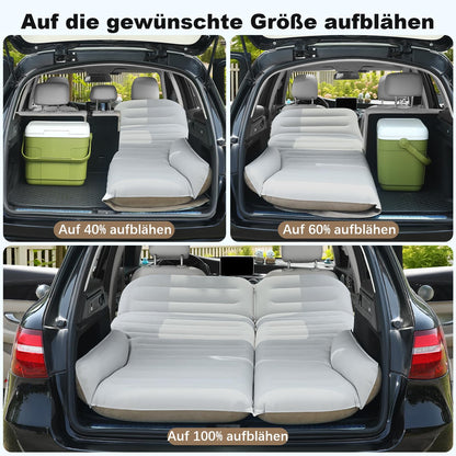 KMZ SUV Luftmatratze Auto-Bett Doppelseitig – Weiss/Kaffee