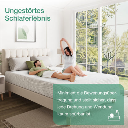 Novilla 7 Zonen Tonnentaschenfederkern Matratze 160x200 cm H3