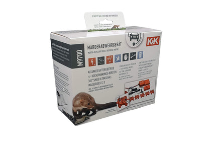 K&K M9700 Marderabwehrgerät Ultraschall Hochspannung autark