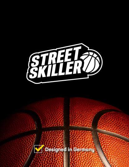 STREET SKILLER Basketballkorb mit Wandhalterung und Netz, 45 cm