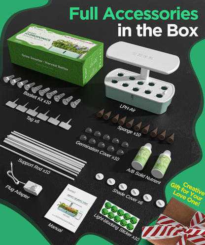 LETPOT LPH-Air WiFi Anzuchtsystem – 10 Hülsen