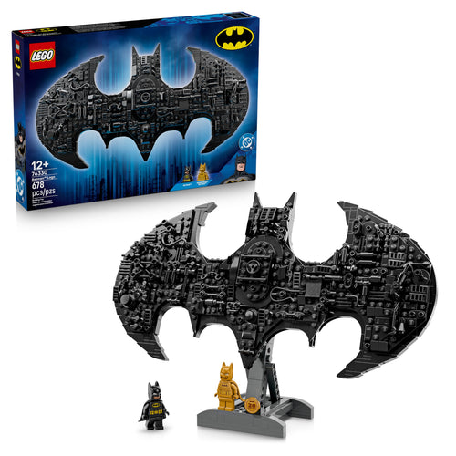 LEGO DC Batman Logo Bauset 76330 mit Minifiguren, 678 Teile