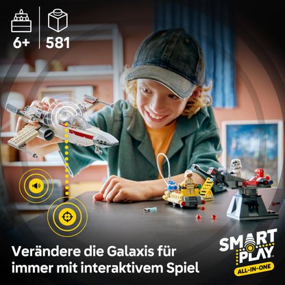 LEGO Star Wars 75423 SMART Play Lukes Rot Fünf X-Wing Spielset