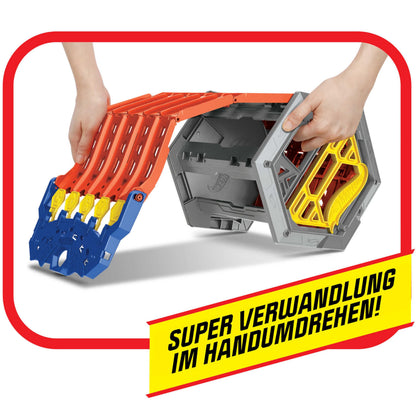 Hot Wheels Rollout Raceway Trackset HGK41, fünfspurige Autorennbahn