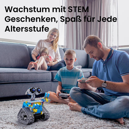 Sillbird Technik Roboter Bauspielzeug 5-in-1 mit App, 488 Teile