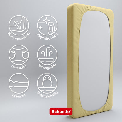 Schuette® Topper Spannbettlaken 200x220 cm – Lemon Cello