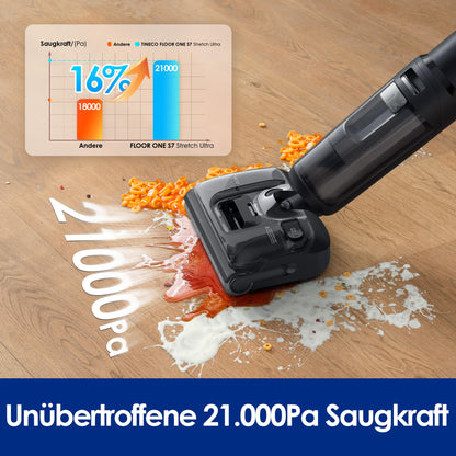 Tineco Floor ONE S7 Stretch Ultra Nass-Trockensauger, 180° Lay-Flat