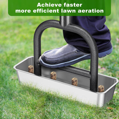 Lifeswell Rasenlüfter Manuell – Rasenspecht mit Ablageschale
